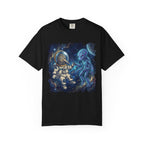 Astronaut & Alien Friendship Tee — Space Adventure Graphic T-Shirt