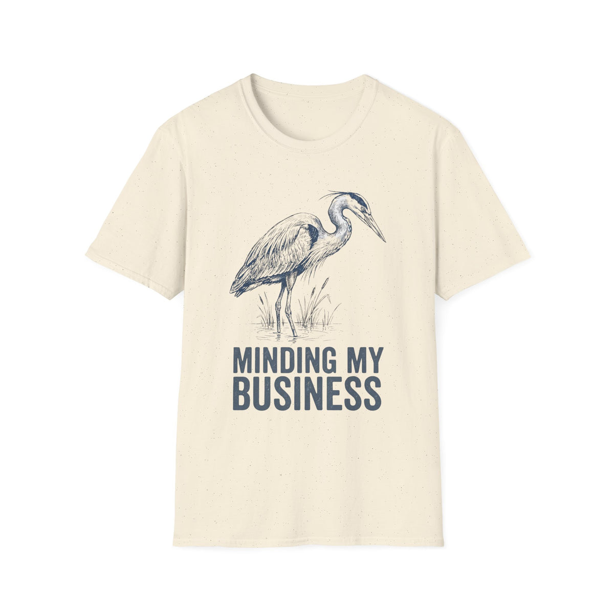 Heron 'Minding My Business' +Adult T