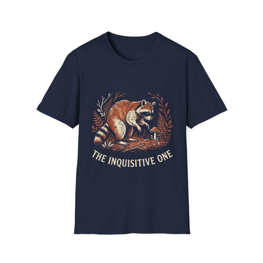 The Inquisitive One Raccoon T + Adult Size