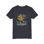 Youth T‑Shirt — Cute Kiwi Bird in Raincoat Splash Design