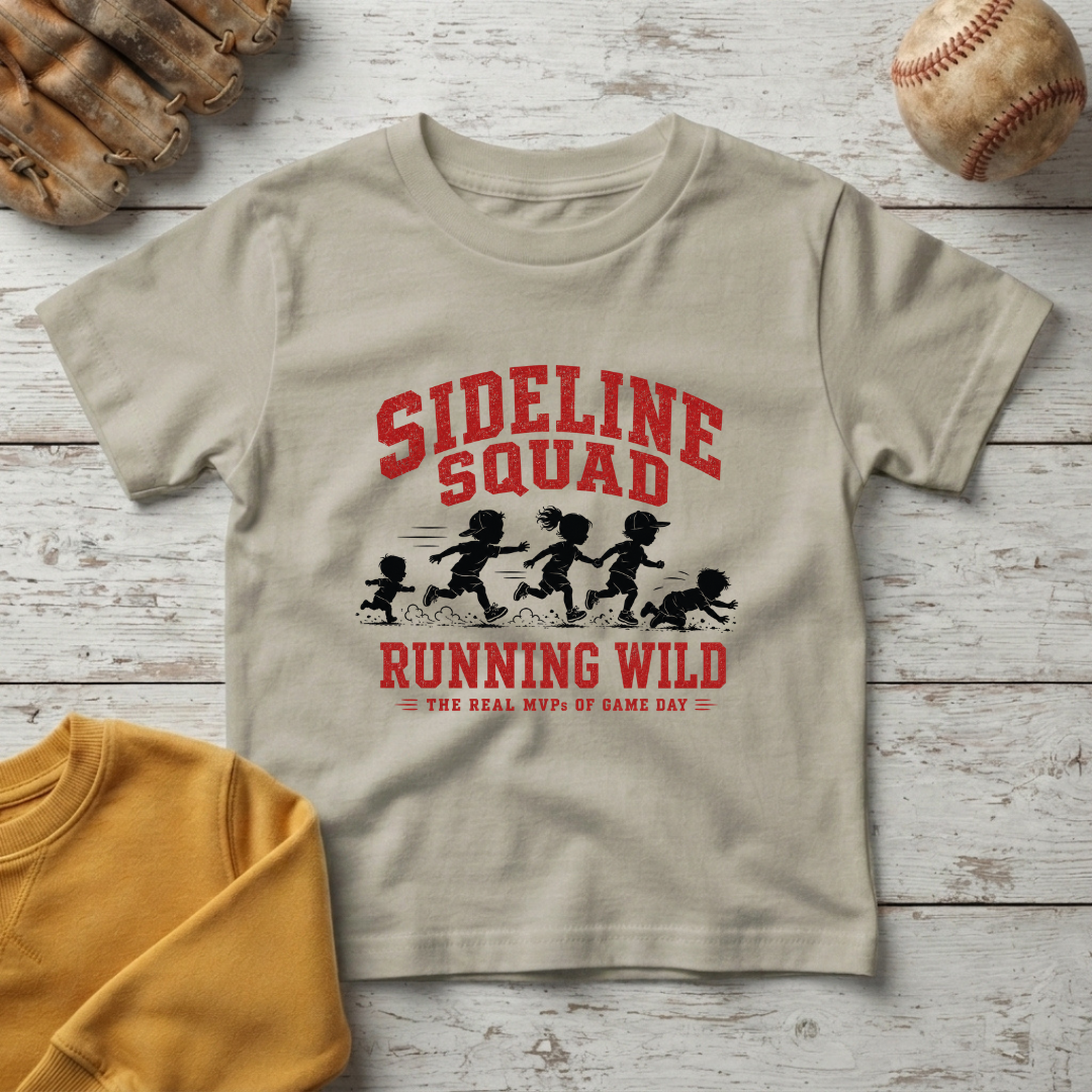 "Sideline Squad Running Wild" + Toddler Size