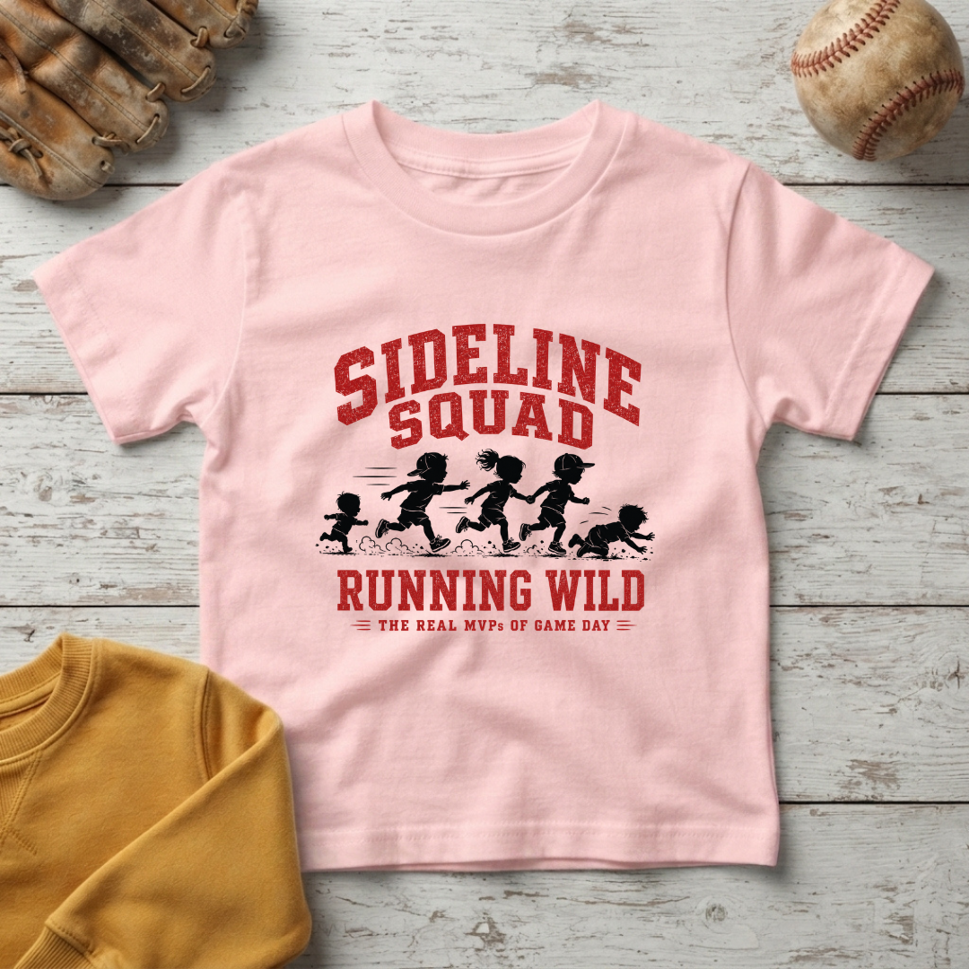"Sideline Squad Running Wild" + Toddler Size
