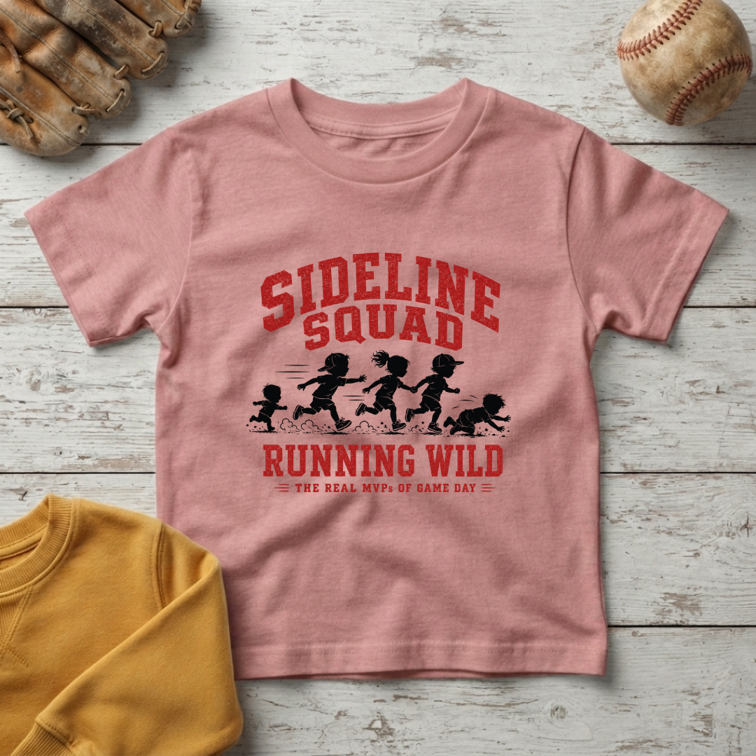 "Sideline Squad Running Wild" + Toddler Size