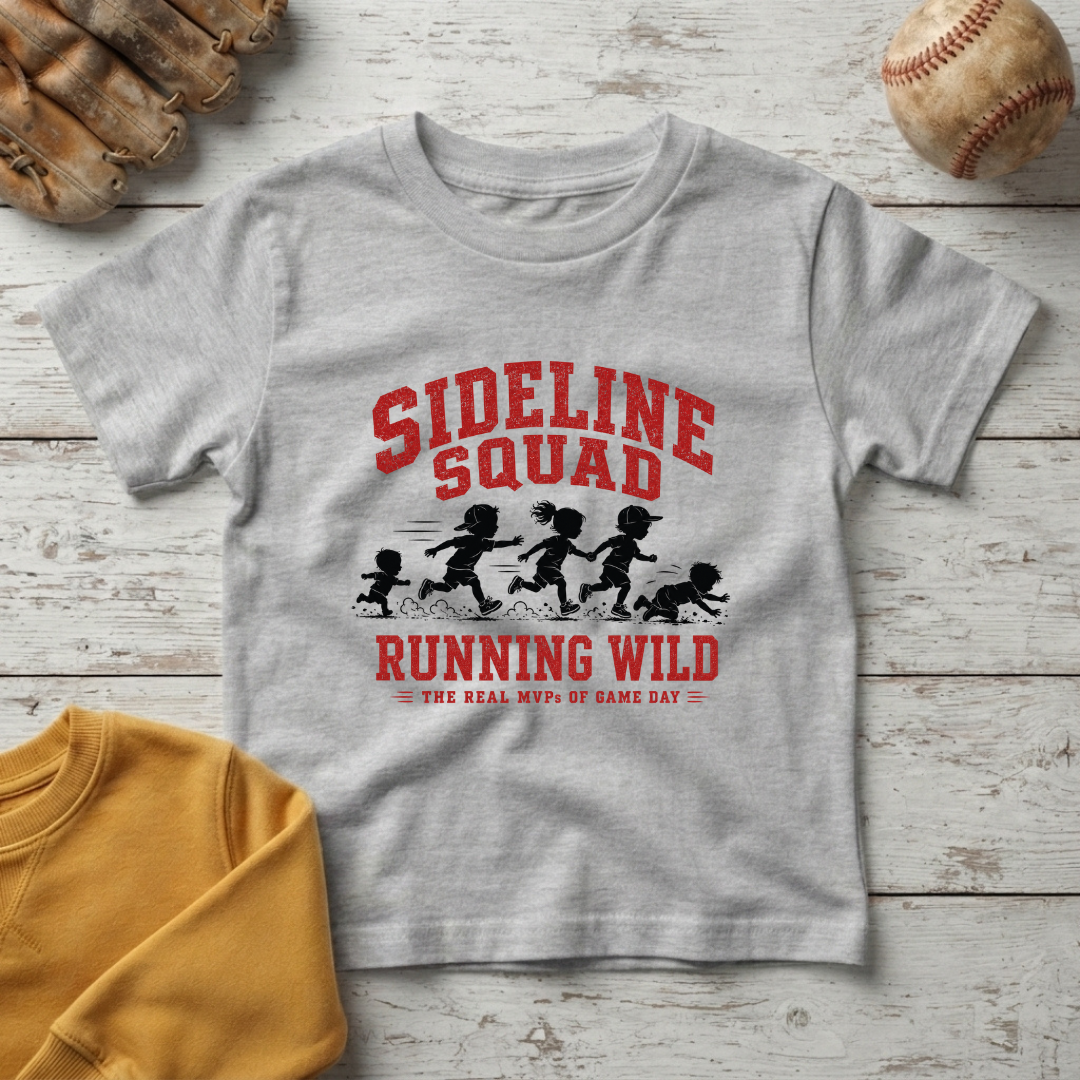"Sideline Squad Running Wild" + Toddler Size