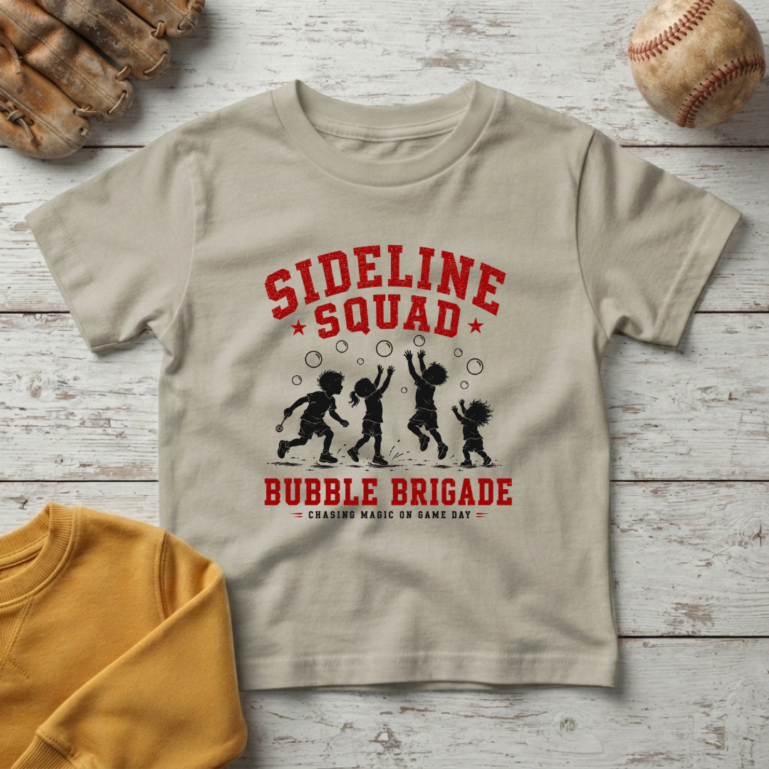 "Sideline Squad Bubble Brigade" +Toddler Size