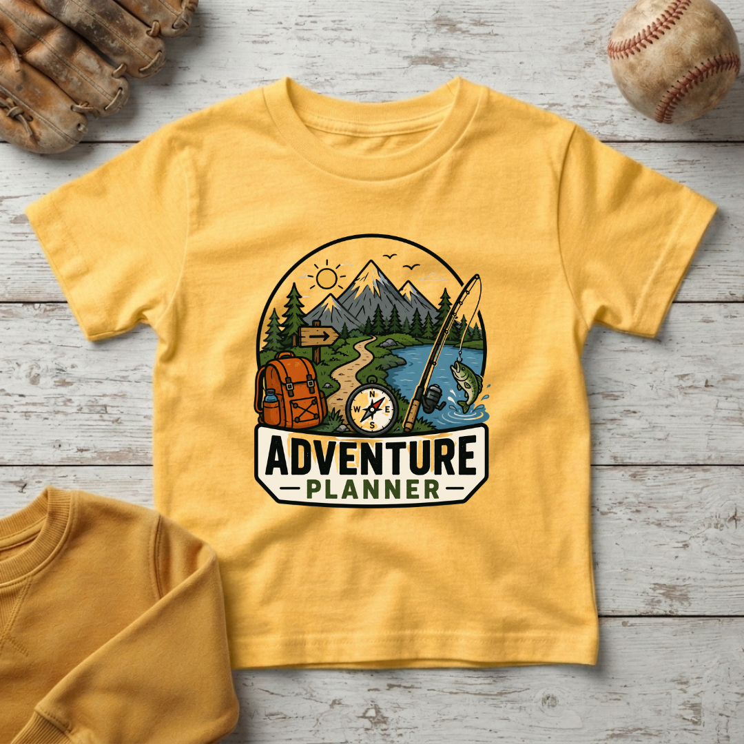 Adventure Planner Mountains, Hiking & Fishing +Toddler Size