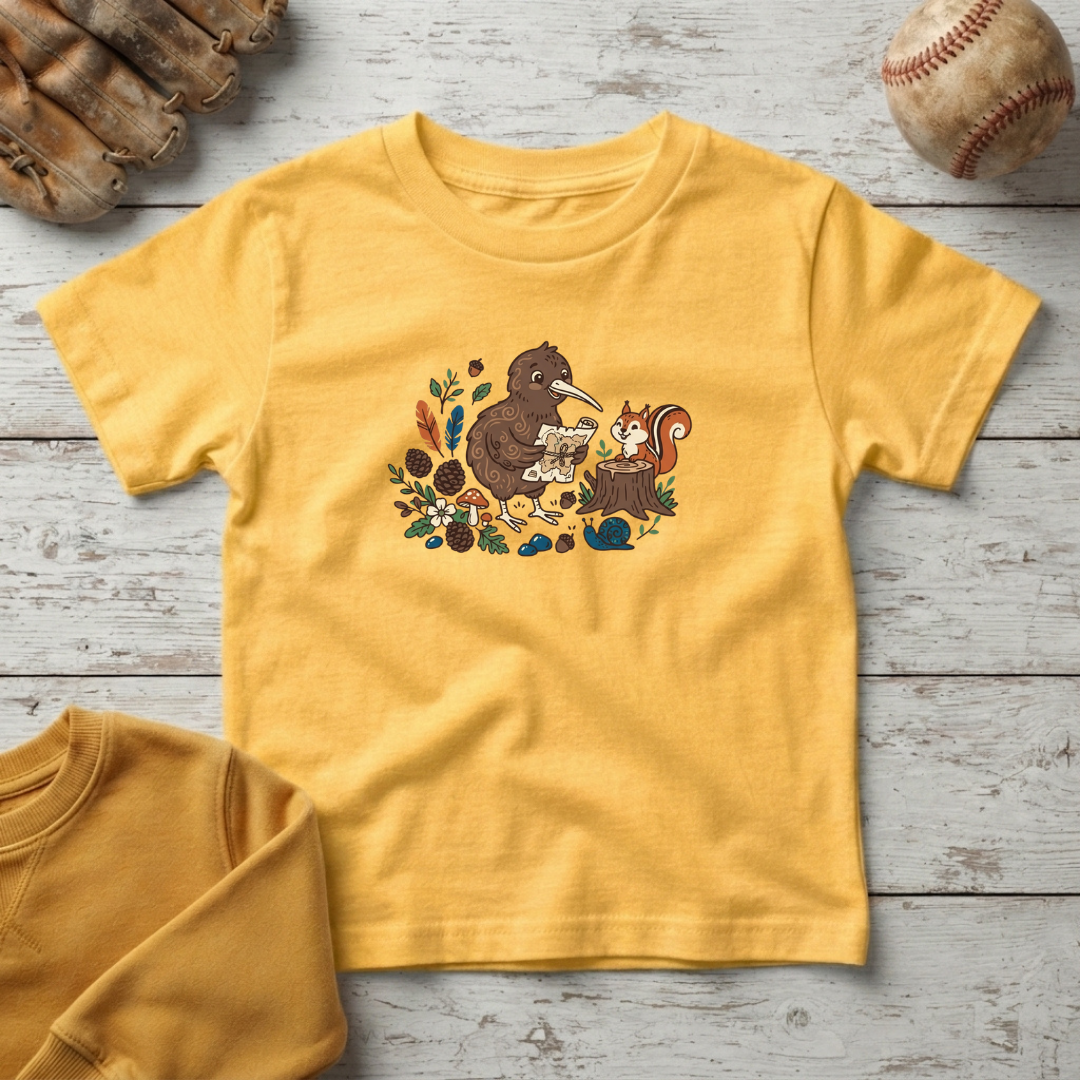 Woodland Friends Kiwi & Squirrel Graphic