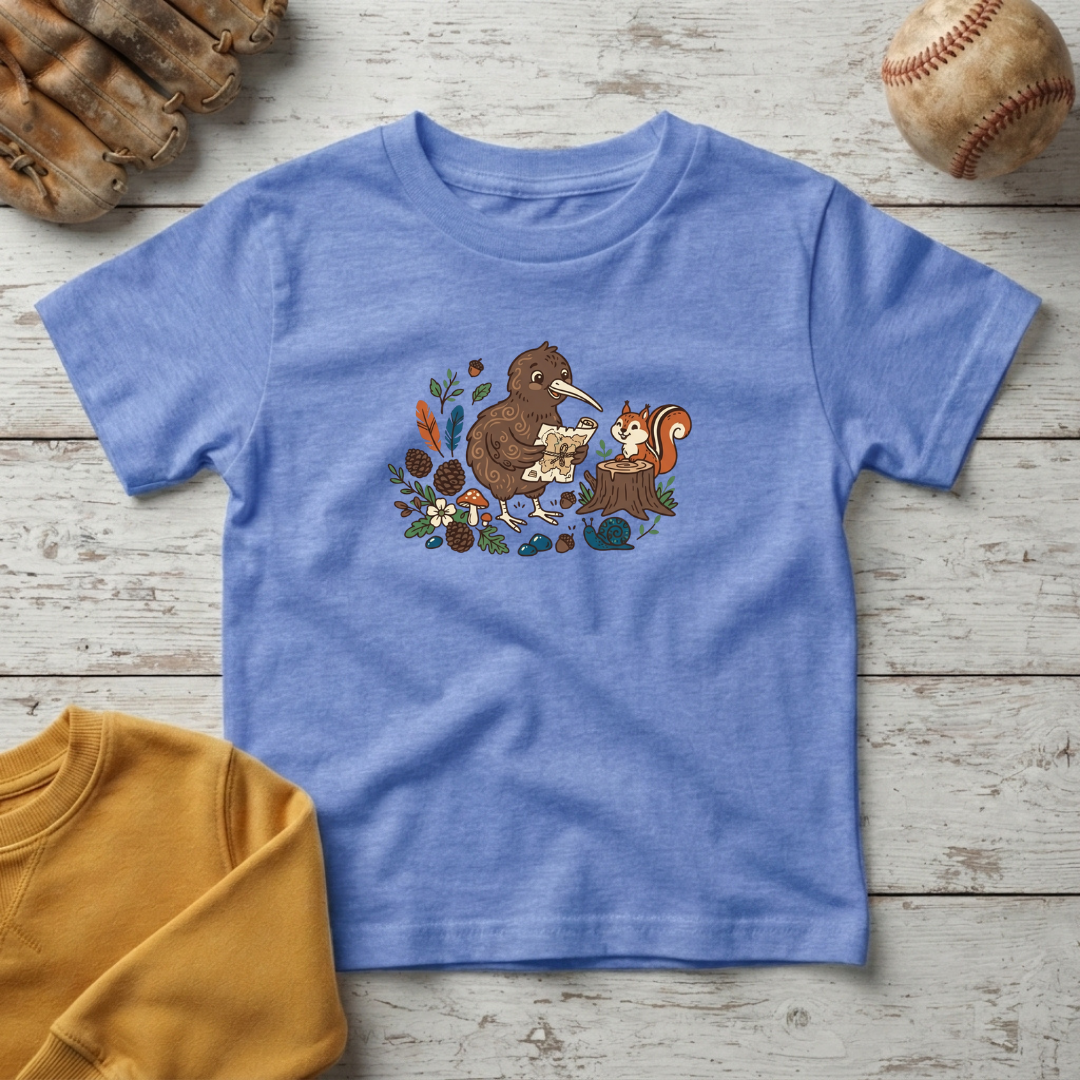 Woodland Friends Kiwi & Squirrel Graphic