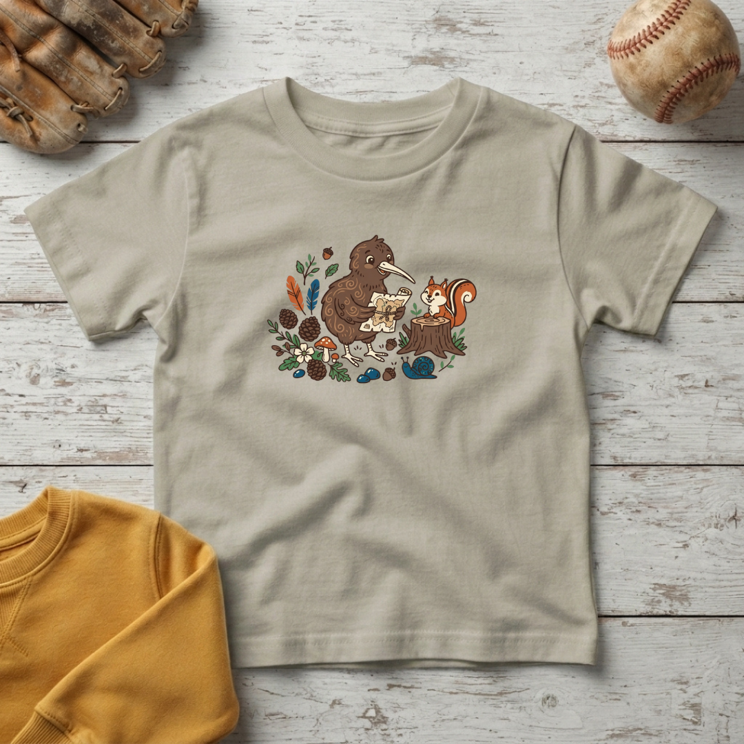 Woodland Friends Kiwi & Squirrel Graphic