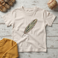 Look What I Found Feather Tee +Toddler Size