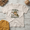 "Tiny Naturalist" Cute Girl Explorer +Toddler Size