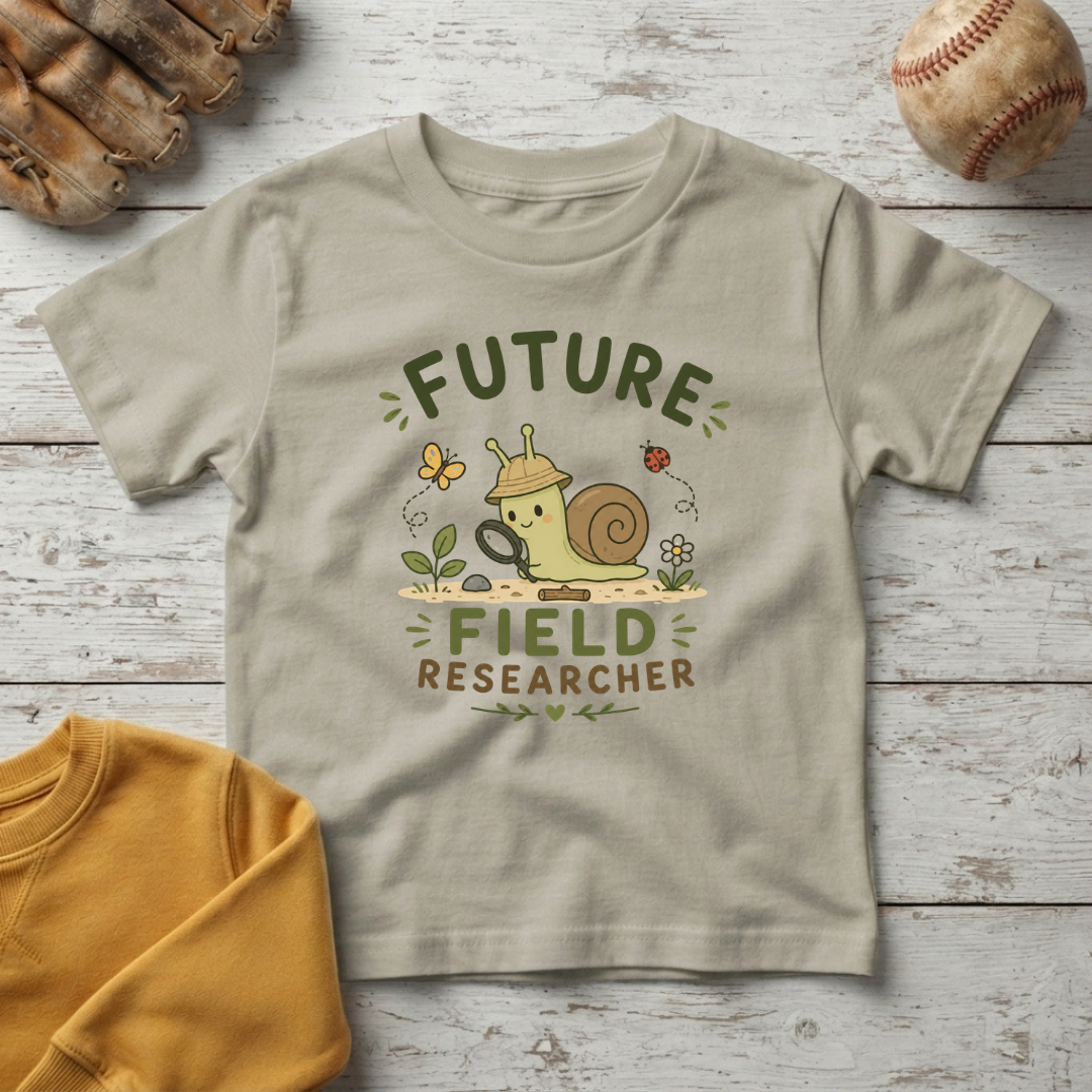 "Future Field Researcher" Snail +Toddler Size
