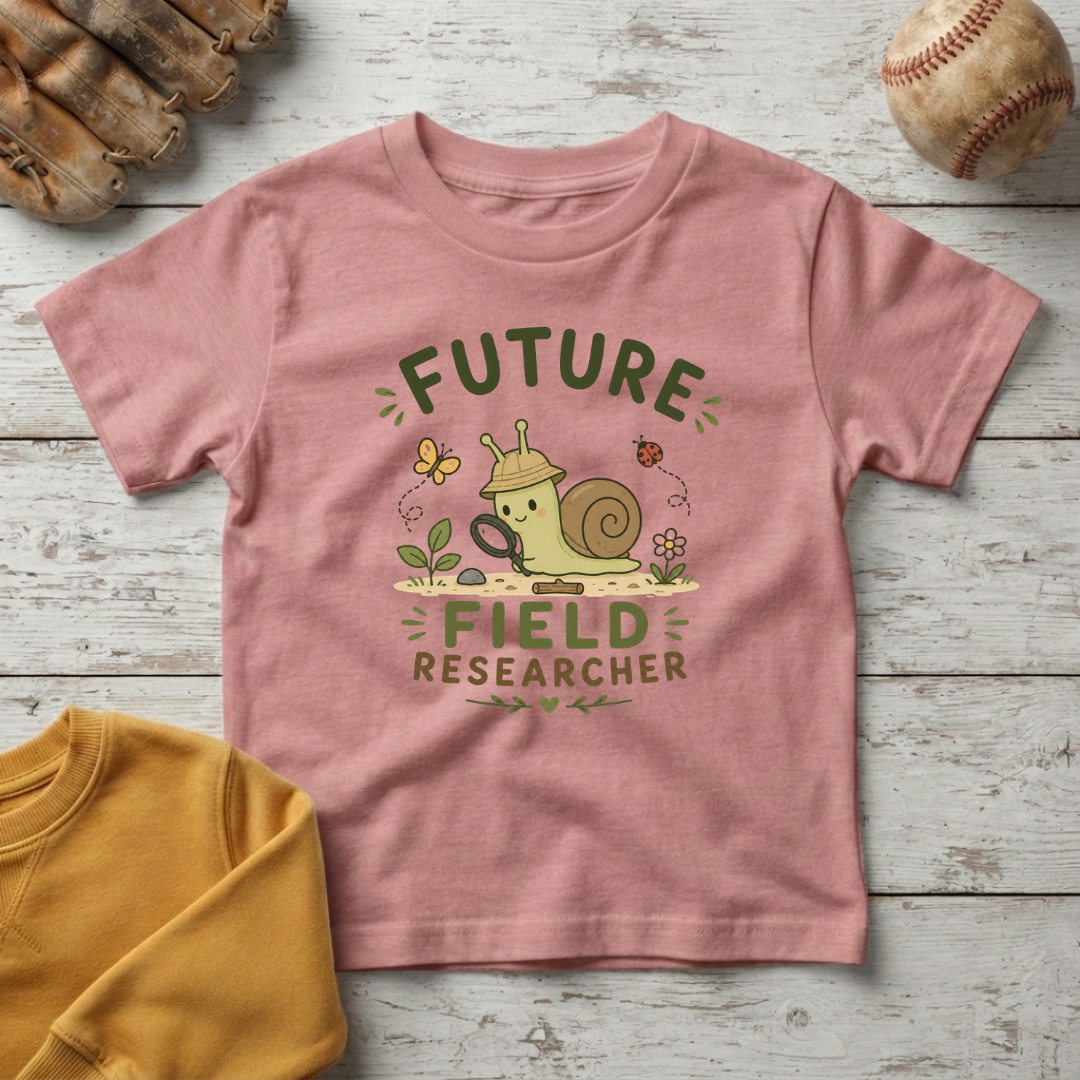 "Future Field Researcher" Snail +Toddler Size