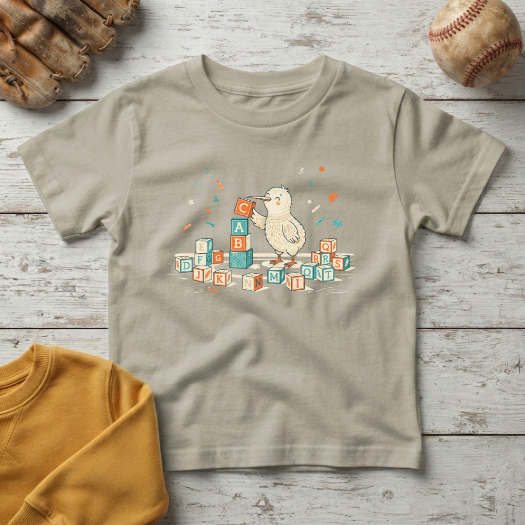 Kiwi Bird Stacking ABC Blocks +Toddler Size