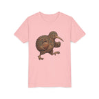 Youth Tee — Whimsical Maori-Style Kiwi Bird Kids Shirt