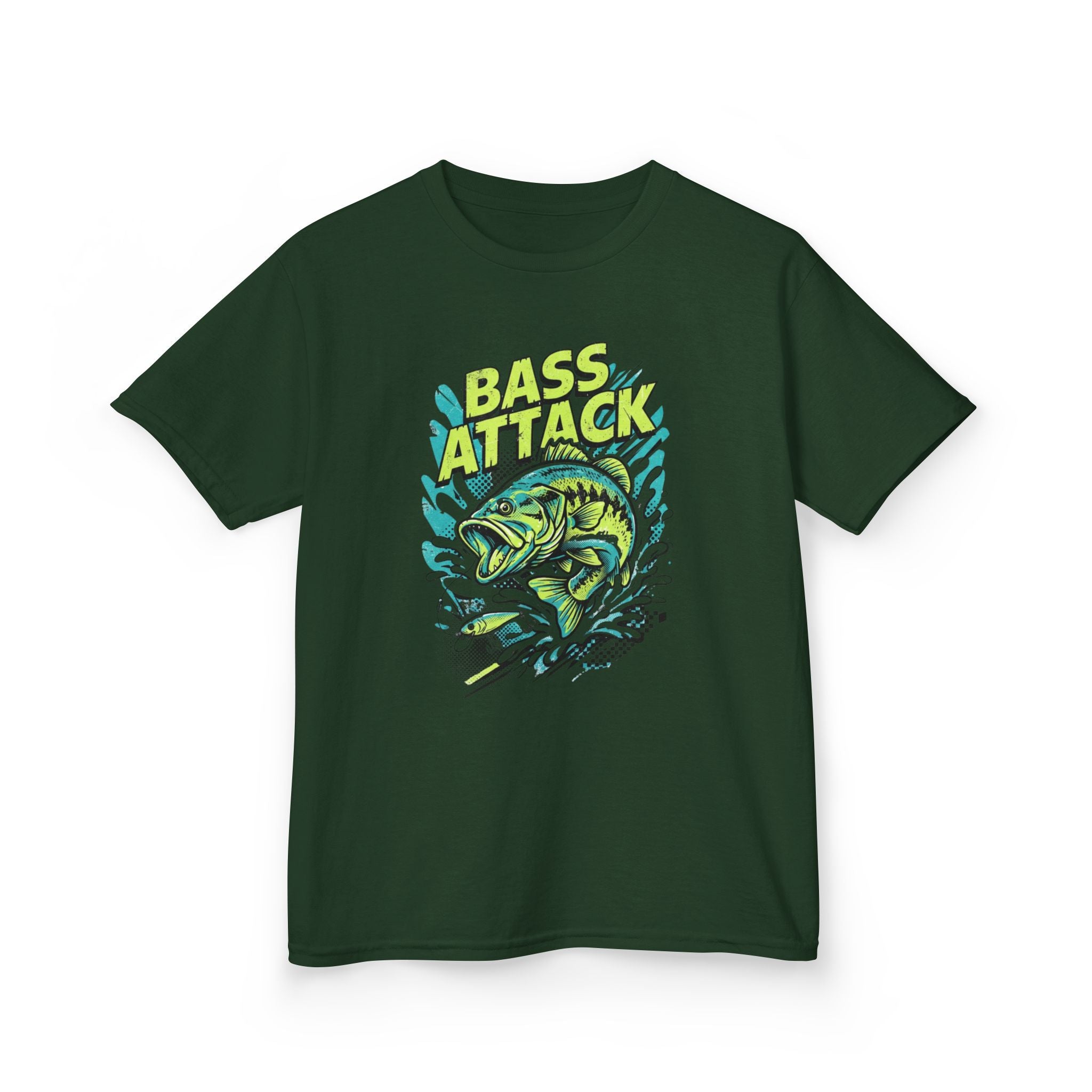 'Bass Attack' Kids Fishing T
