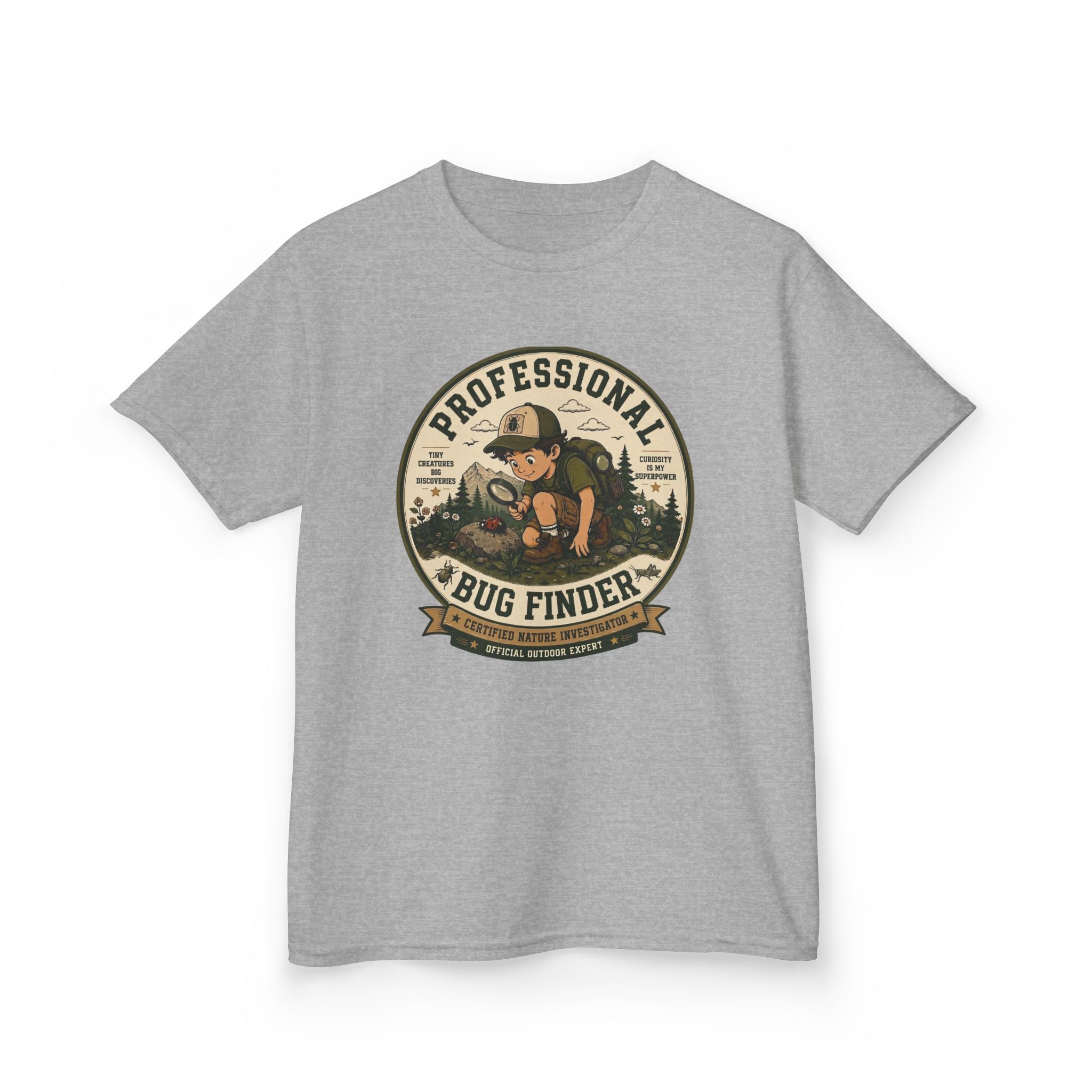 "Professional Bug Finder" Boy Explorer Tee