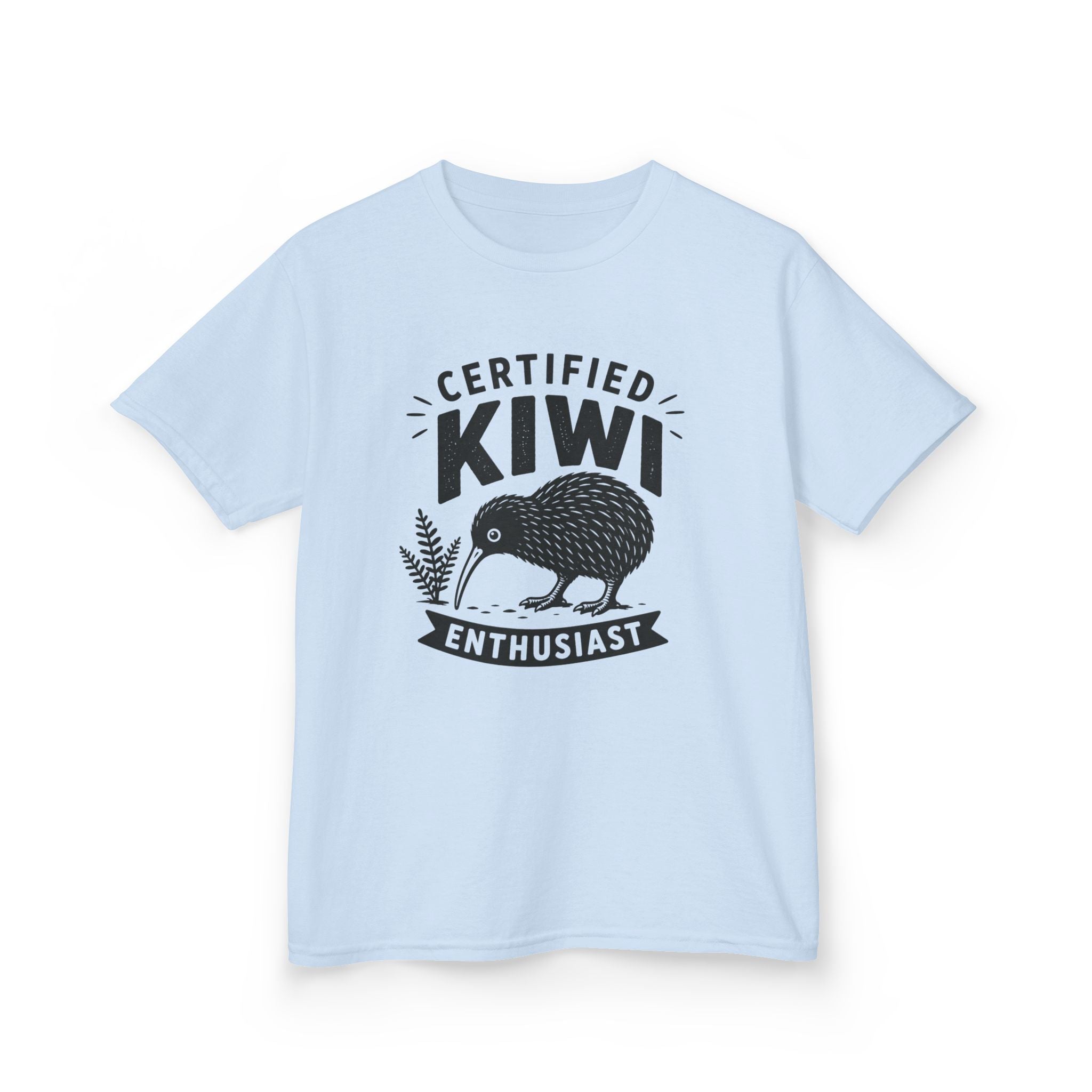 "Certified Kiwi Enthusiast" Kids Graphic Tee