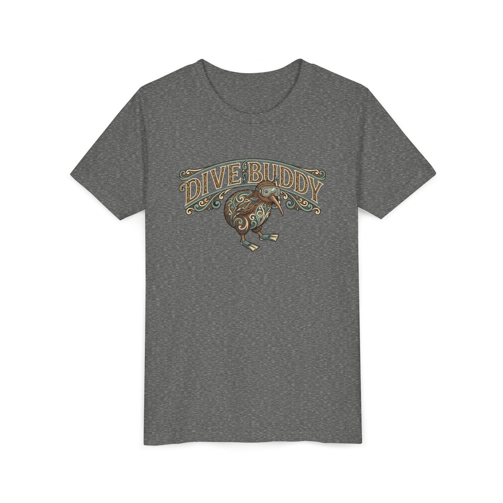 Youth Tee - "Dive Buddy" Kiwi Bird Graphic Kids T-Shirt