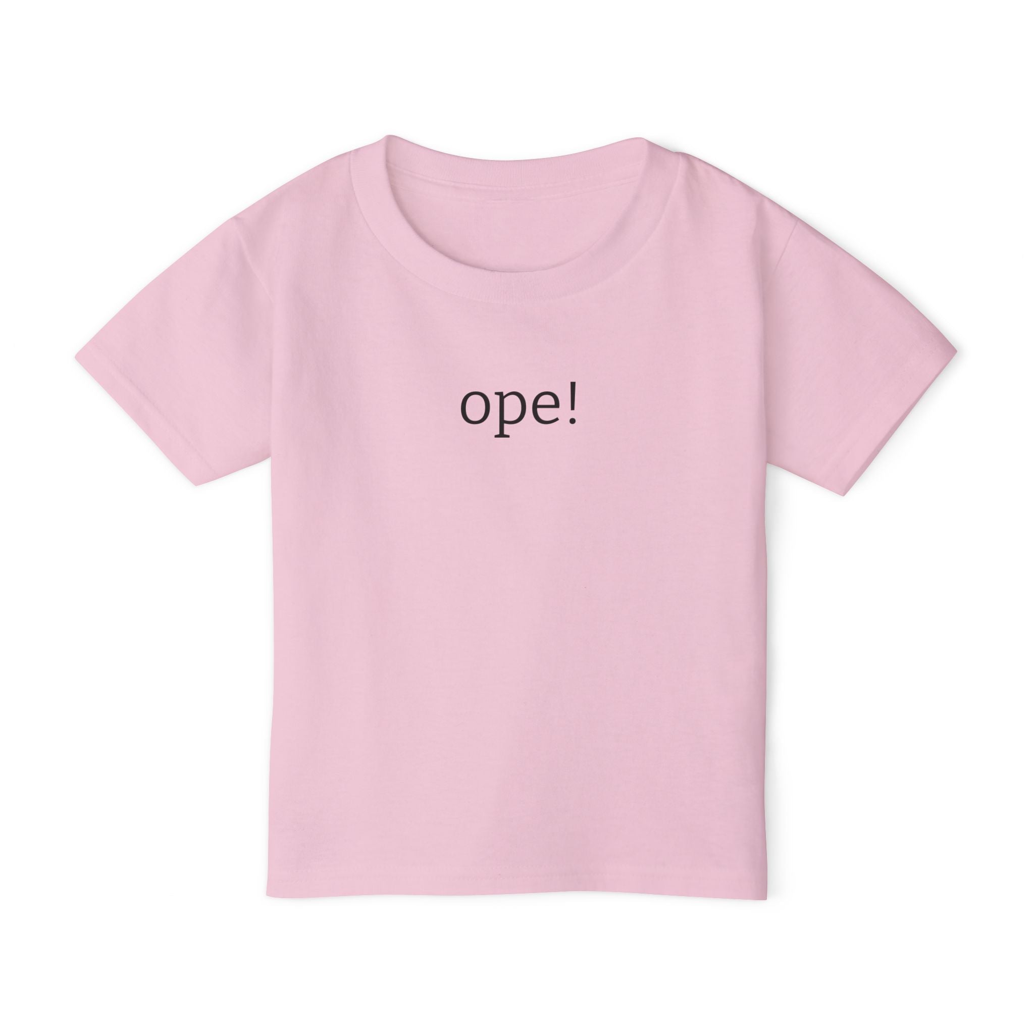 "Ope!" Minimalist Toddler T-Shirt