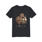 Youth T‑Shirt — Cute Kiwi Bird Holding Toy Sailboat Kids Tee