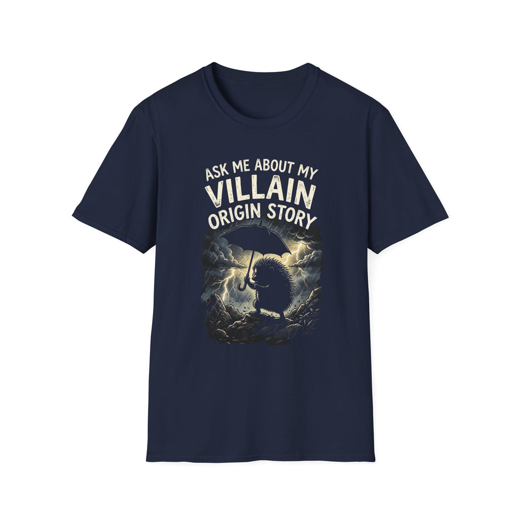 "Ask Me About My Villain Origin Story" Graphic Tee +Adult Size