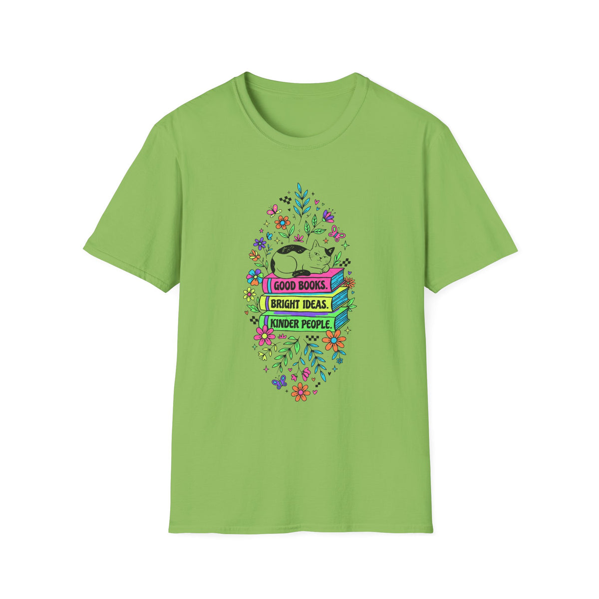 "Good Books, Bright Ideas, Good People" +Adult Size