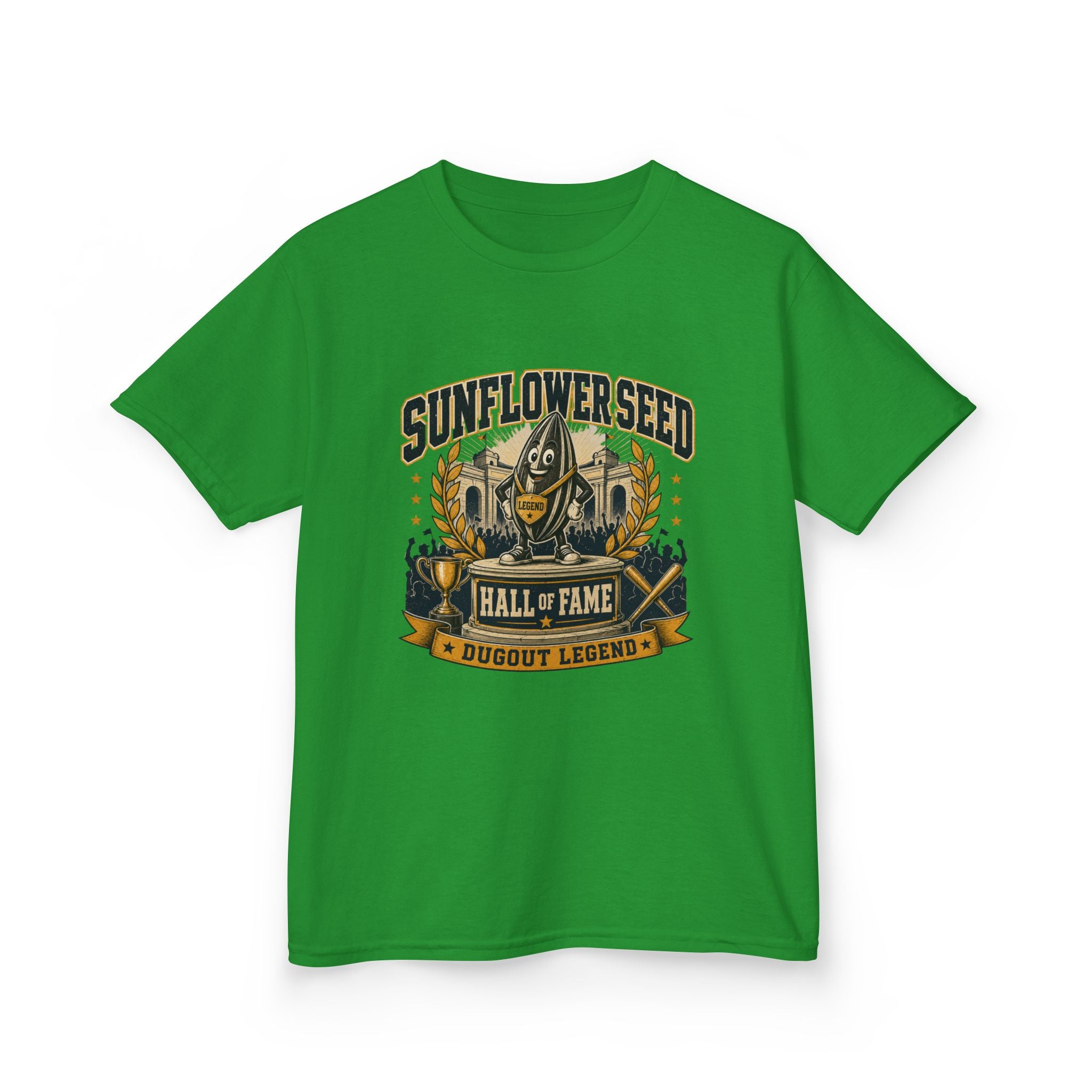 Sunflower Seed Hall of Fame — Dugout Legend Baseball Tee