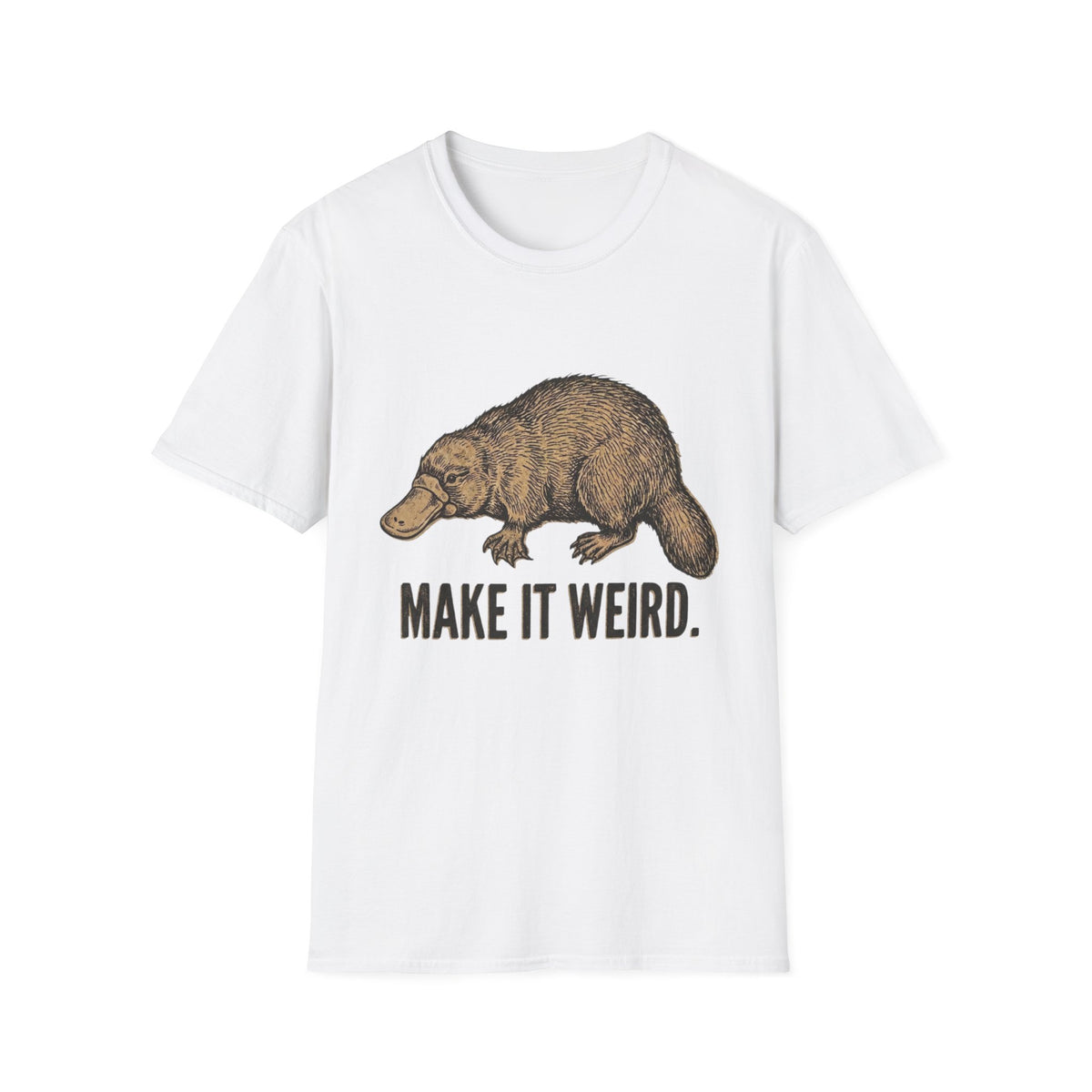 Platypus Graphic T “Make It Weird” +Adult Size