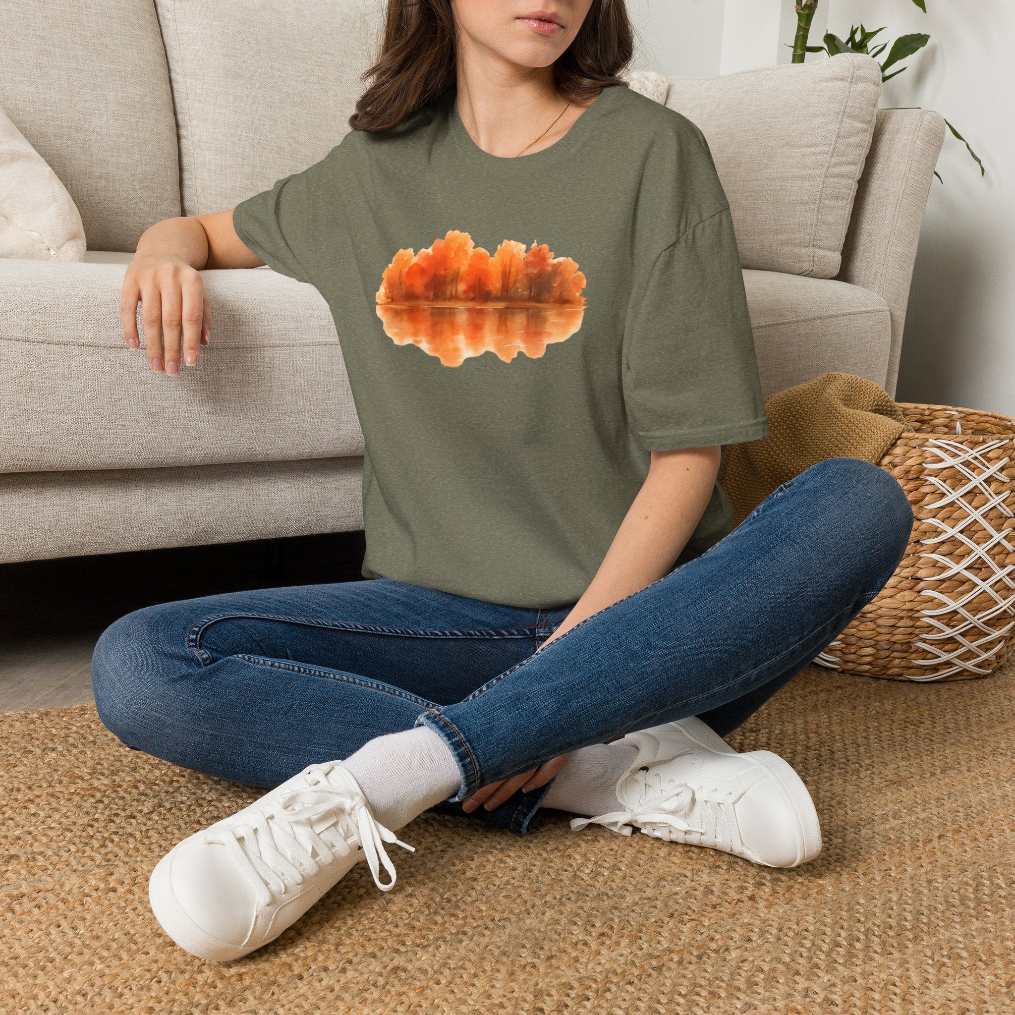 Autumn Lake Reflection T-Shirt