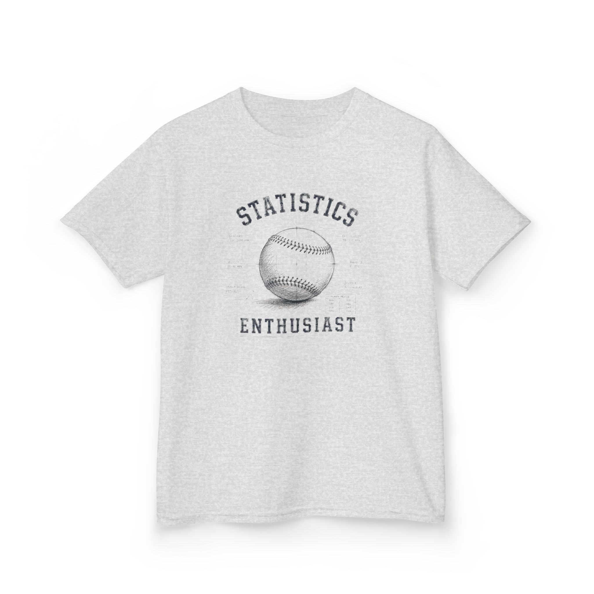 'Statistics' Baseball Graphic Tee