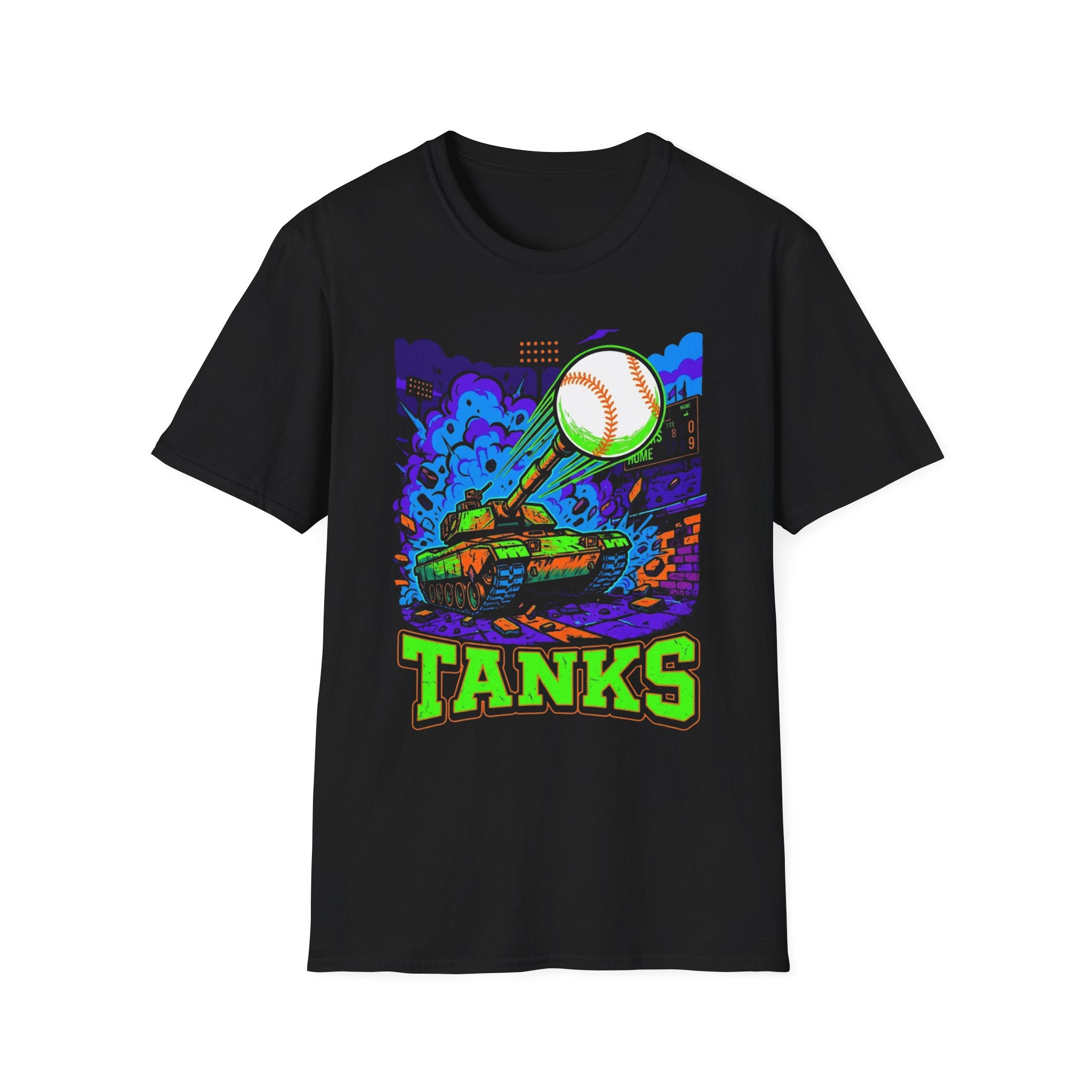 "TANKS" Baseball Tee