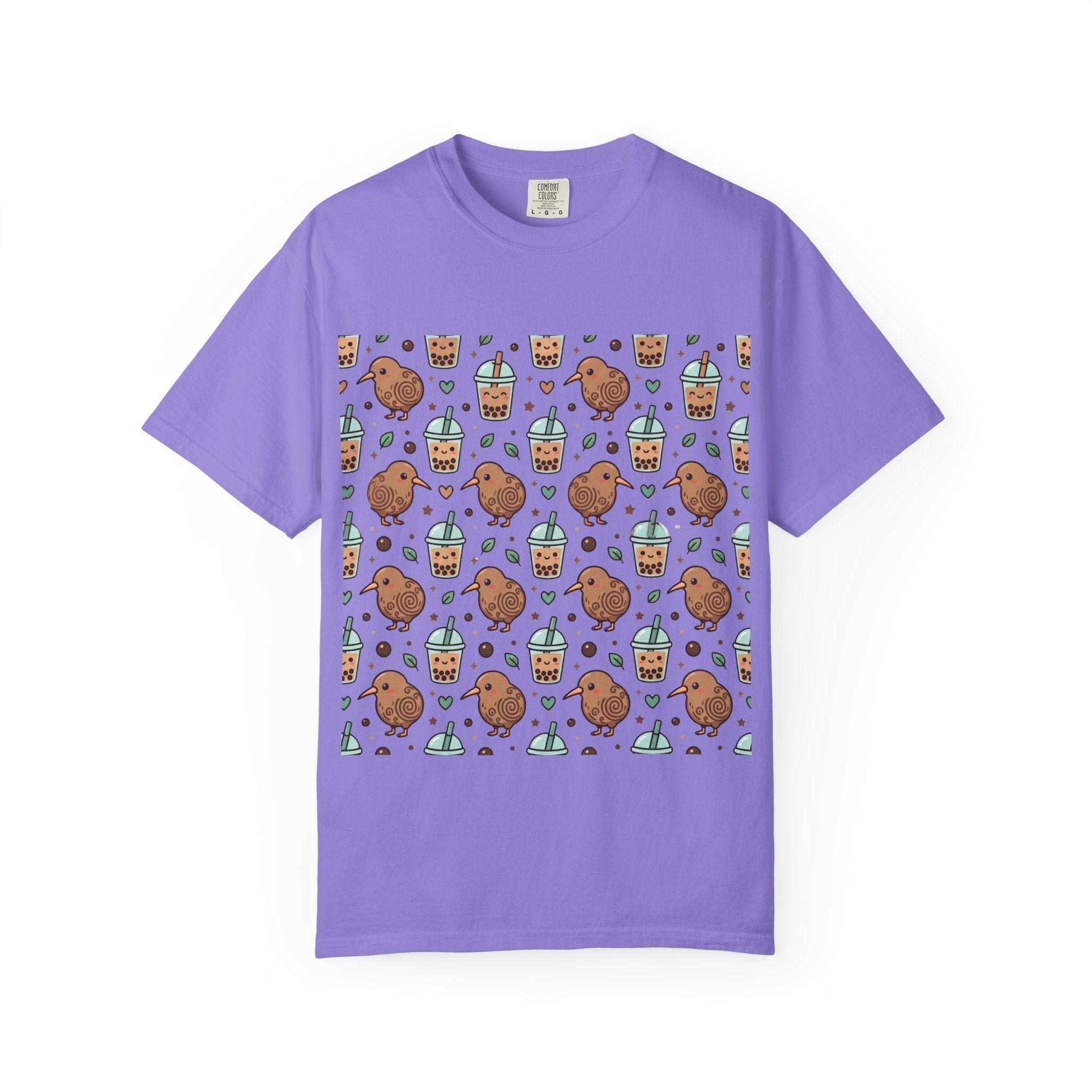 Kiwi & Boba Love + All-Over Print Tee