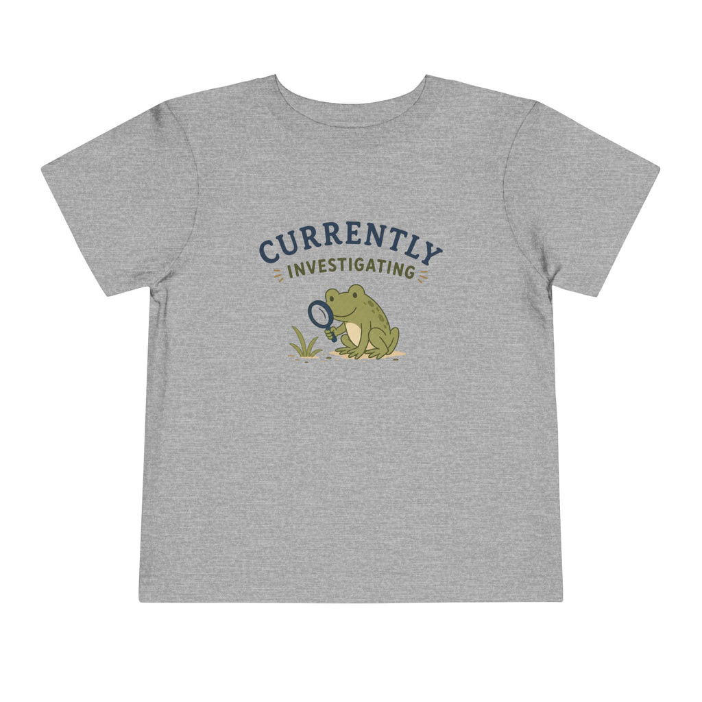 Currently Investigating Frog Toddler Tee