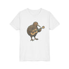 Kiwi Bird Guitar Youth Tee — Cute Musical Kiwi Kids T‑Shirt