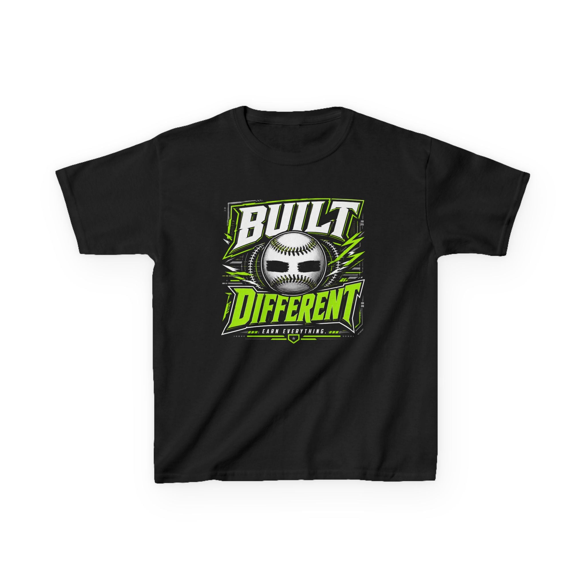 "Built Different" Baseball Kids T