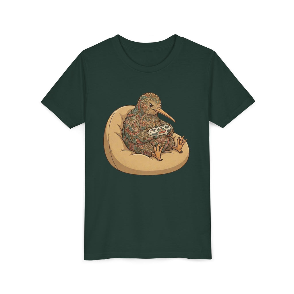 Youth Tee —Kiwi Bird Gaming Graphic