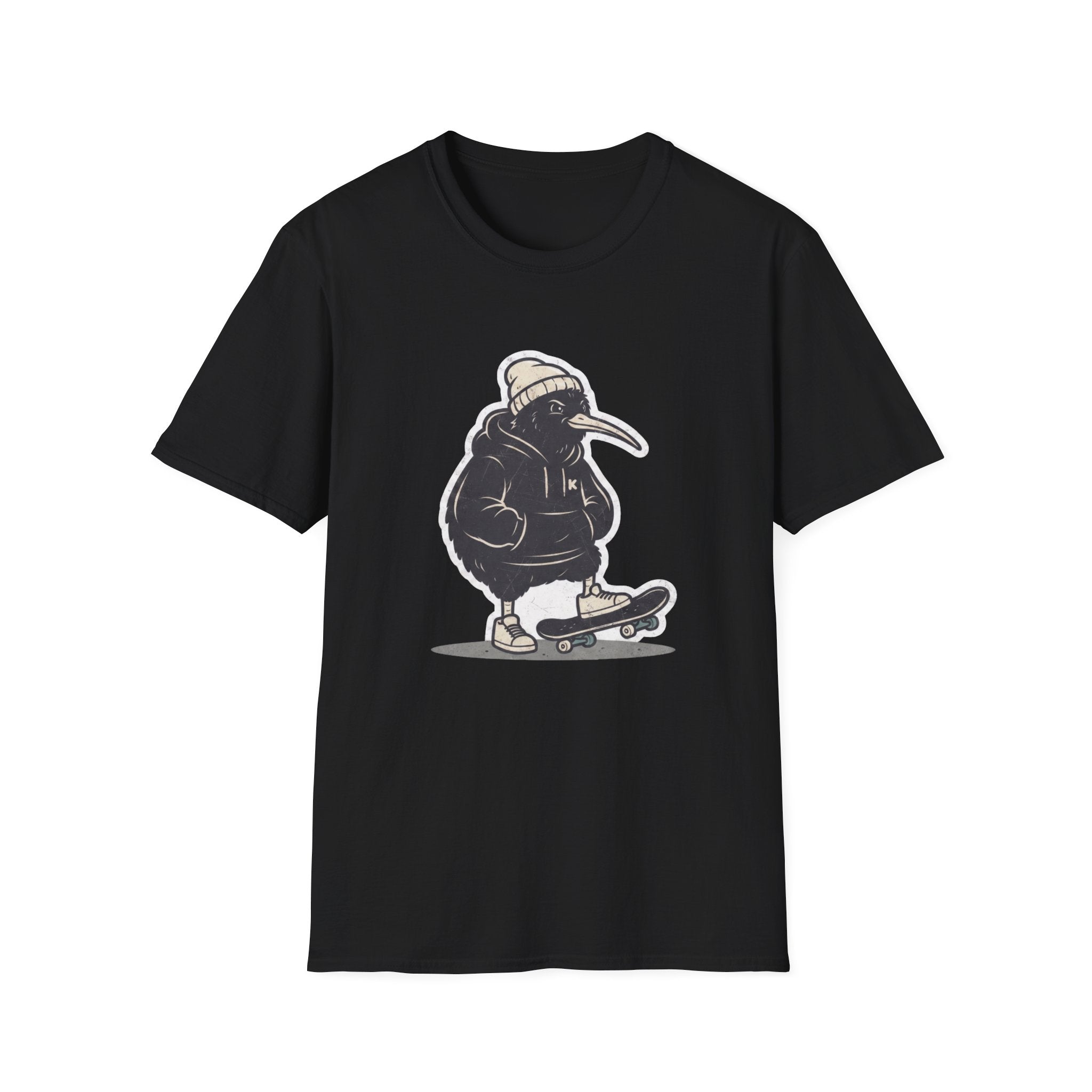 Kiwi Bird Skateboard Tee — Vintage Graphic T-Shirt