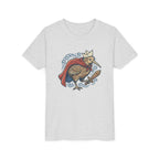 Royal Kiwi Youth T‑Shirt — Crowned Kiwi with Cape Kids Tee