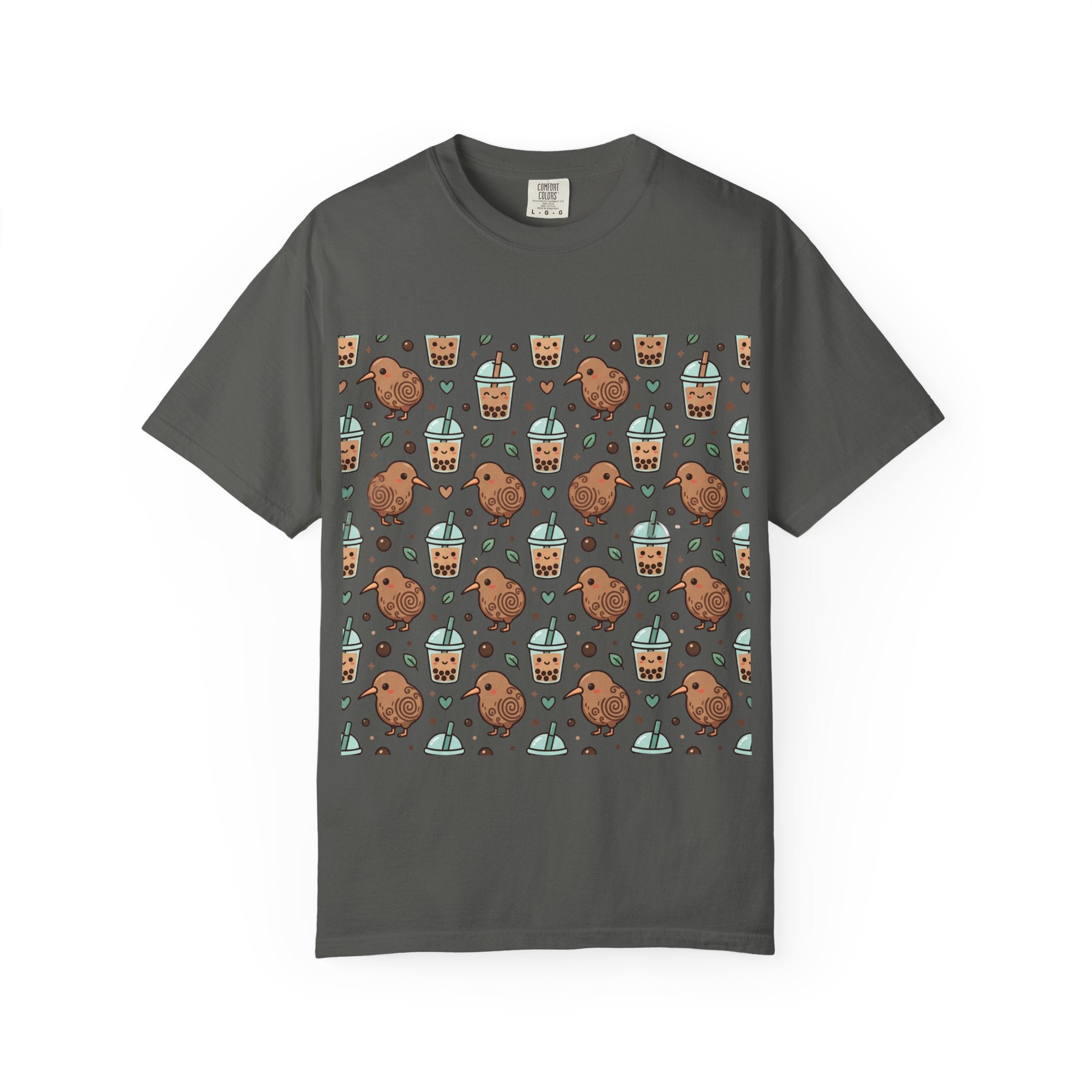 Kiwi & Boba Love + All-Over Print Tee