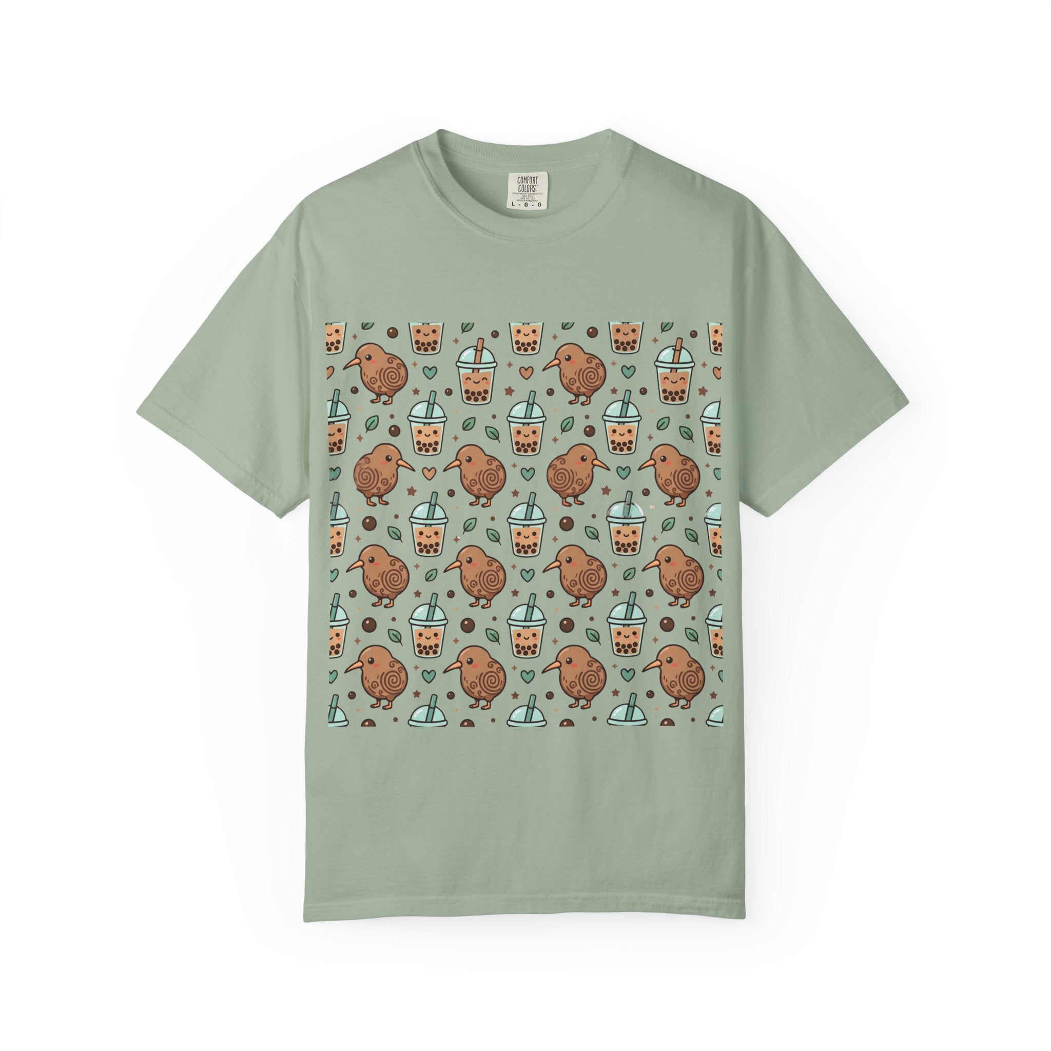 Kiwi & Boba Love + All-Over Print Tee
