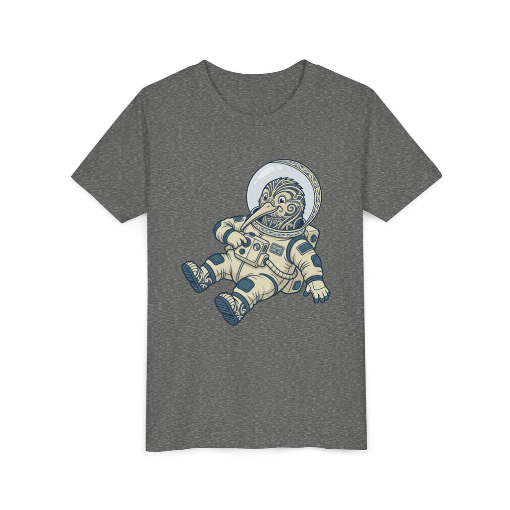 Youth Tee — Cute Astronaut Kiwi Spacesuit Graphic