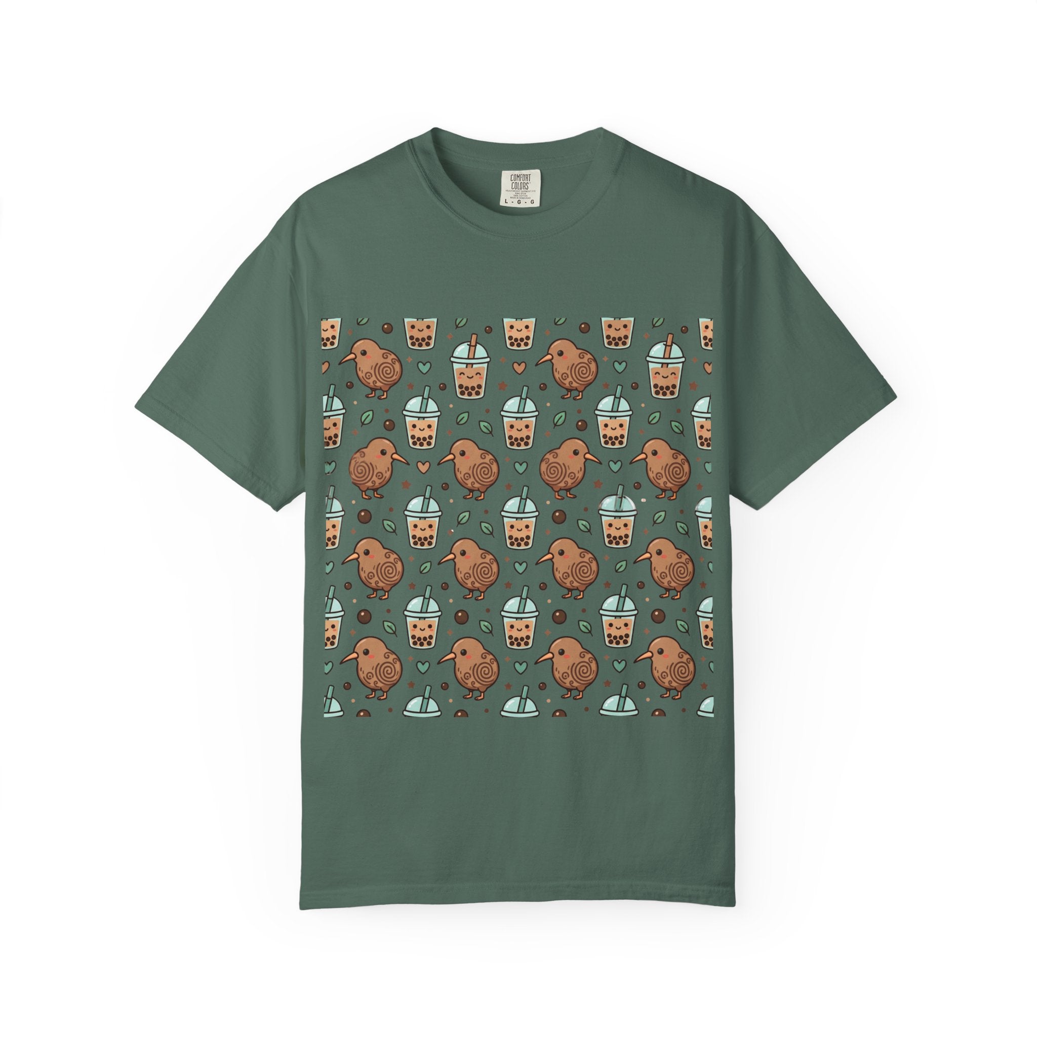 Kiwi & Boba Love + All-Over Print Tee