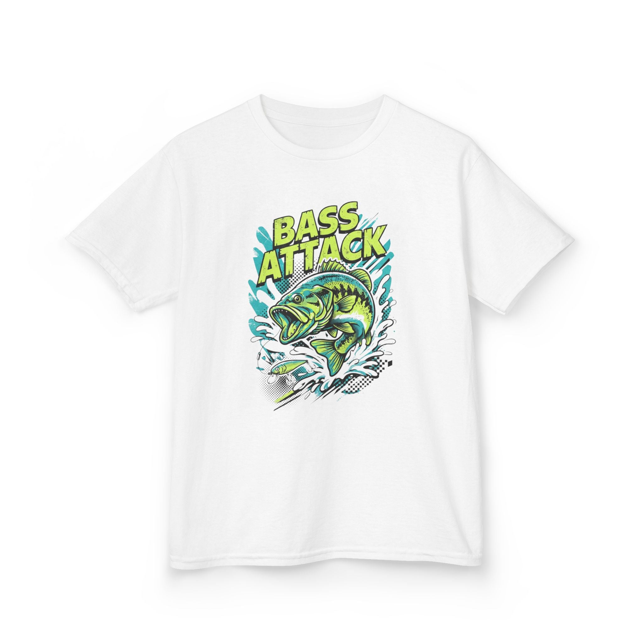 'Bass Attack' Kids Fishing T