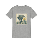 Youth Tee — Kiwi Bird on Mountains Graphic Shirt