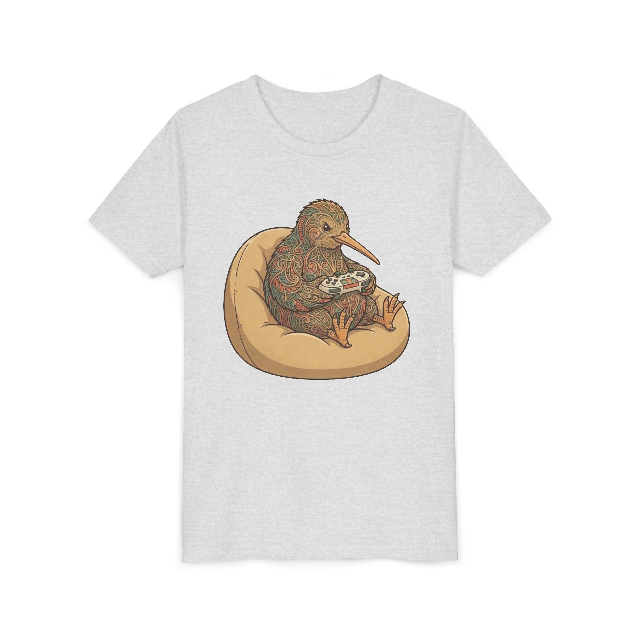 Youth Tee —Kiwi Bird Gaming Graphic
