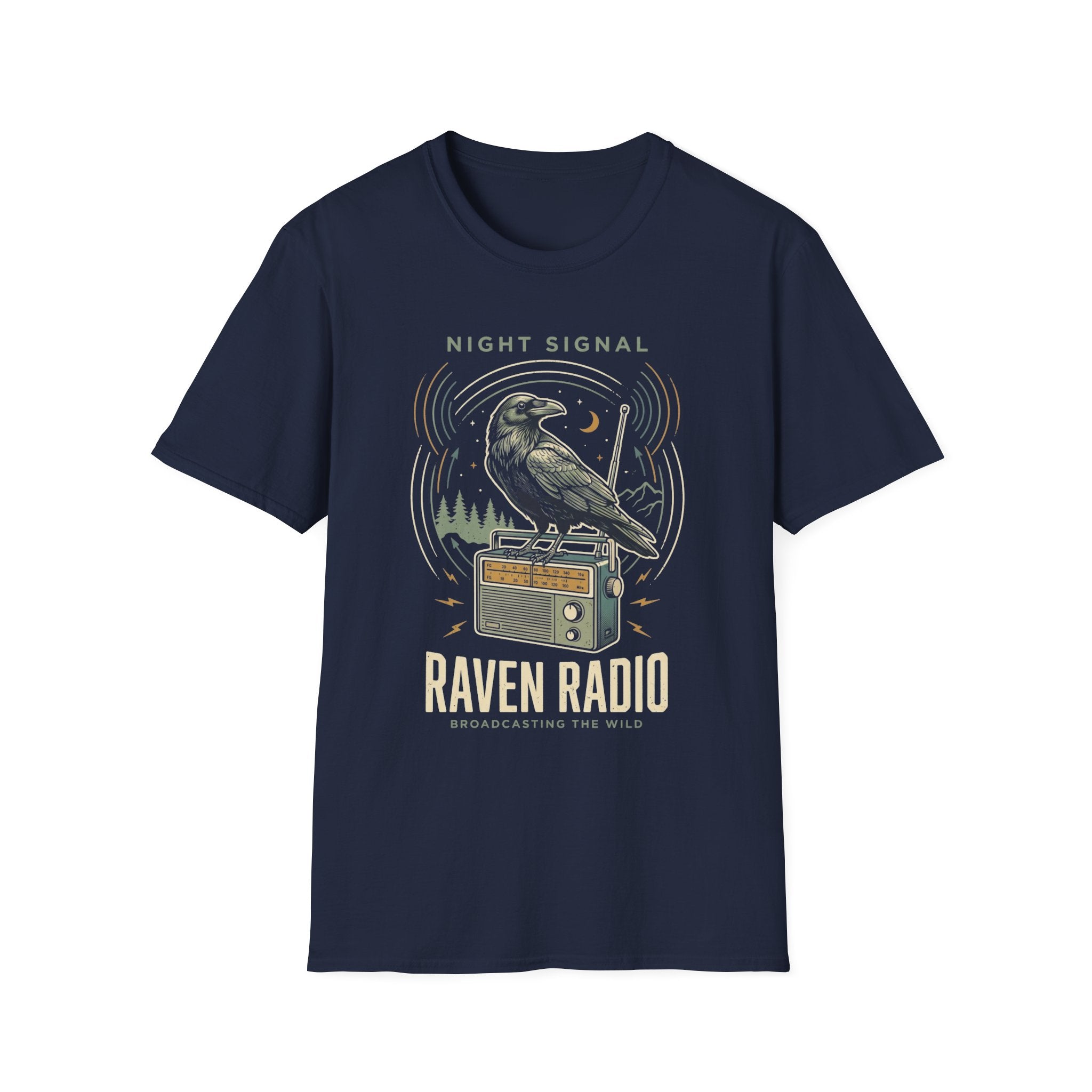 Night Signal Raven Radio T + Adult Size