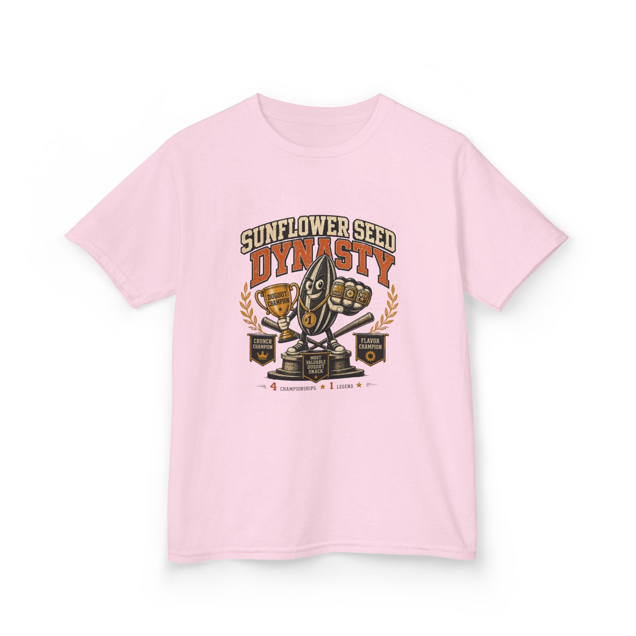Sunflower Seed Dynasty Trophy Snack Team Tee