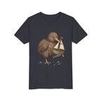 Youth T‑Shirt — Cute Kiwi Bird Holding Toy Sailboat Kids Tee