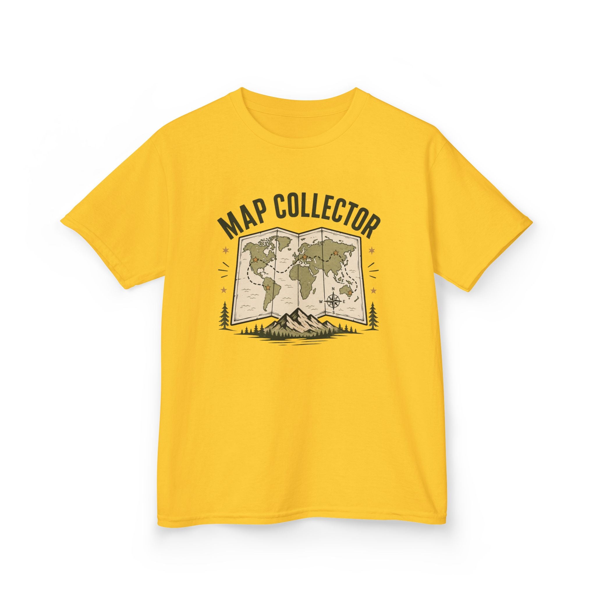 "Map Collector" World Map Adventure Tee